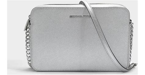 michael kors crossbody zilver|michael kors handbags silver.